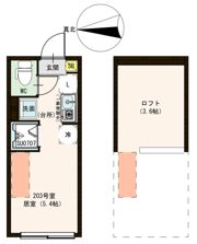 ハーモニーテラス中村南の間取り画像