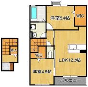 ロイヤルやつえの間取り画像