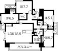 ラ フルール 覚王山の間取り画像