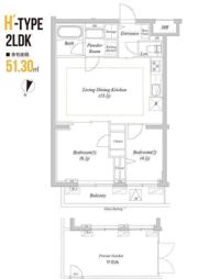 Dear WAN Court 氷川台の間取り画像