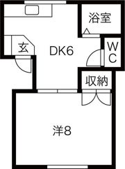 青嵐館Iの間取り画像