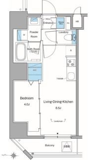 ルフォンリヴェント池袋の間取り画像
