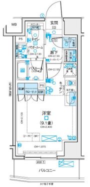 デュオステージ立川曙町の間取り画像