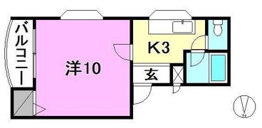 アリスト泉町の間取り画像