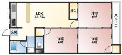 舟入南マンションの間取り画像