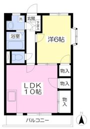 マンションユザワの間取り画像