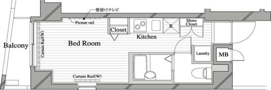 アクア エクスクルーシブ 武蔵小山の間取り画像