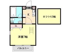 レオン三原の間取り画像