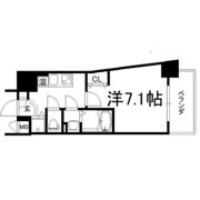 アスヴェル大阪城WESTⅡの間取り画像