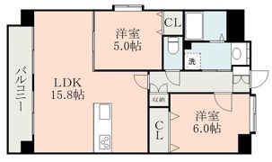 ル・シエル水前寺の間取り画像