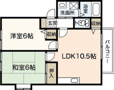 ソレジオKANDA Aの間取り画像