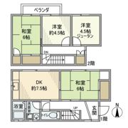 狭山戸建の間取り画像