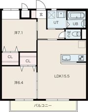 ベリアス エースの間取り画像