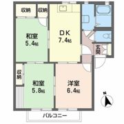 サントークTANABE A棟の間取り画像