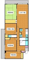 潮ハイツの間取り画像