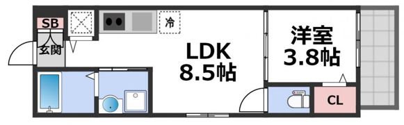 ネオシオンの間取り画像