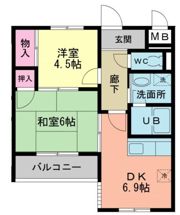 エクセルOGMの間取り画像