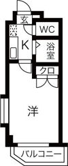 シティライフ春里の間取り画像