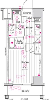 ガーラ・クレスタ横濱関内の間取り画像