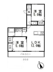 アマーヴィレⅡの間取り画像