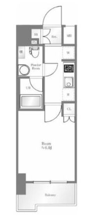 グラントゥルース門前仲町の間取り画像