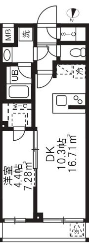 アジールコート板橋本町の間取り画像
