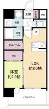 セレニテ天六ミラクの間取り画像