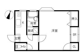 メゾンユタカの間取り画像