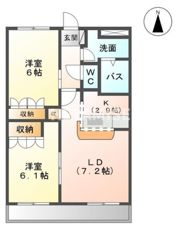 ロイヤルヒル岩松Ⅱの間取り画像