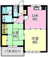 セゾンマツシマⅠの間取り画像