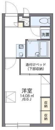 レオパレス伊部の間取り画像