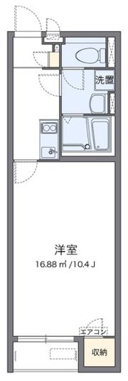 クレイノグランドゥール備前の間取り画像