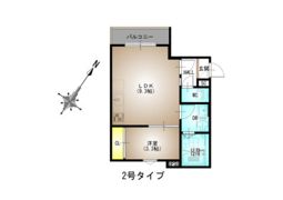 GRANDTIC 江波西の間取り画像