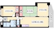 コンセール中道の間取り画像