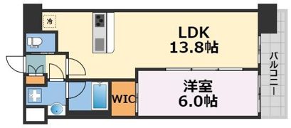 グランカーサ難波元町の間取り画像