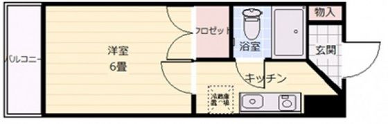 ヴィラブランシュ庚午中の間取り画像