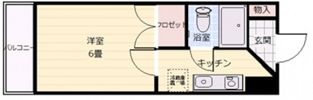 ヴィラブランシュ庚午中の間取り画像