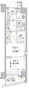 ECREDE上板橋の間取り画像