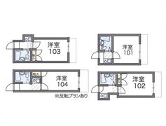 レオパレス北新宿の間取り画像