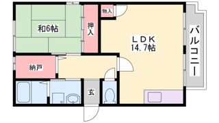 ユメノサニーハイツの間取り画像