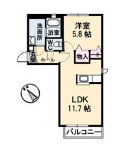 リアージュ A棟の間取り画像