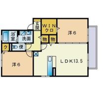 パークハイム水城 A棟の間取り画像