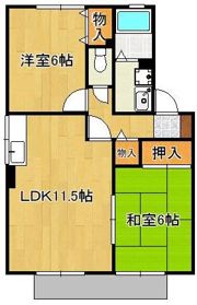 ラーク福江 A棟の間取り画像