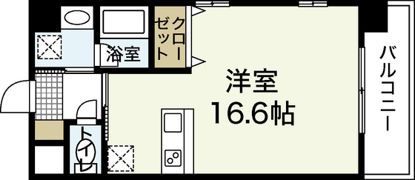 ミロワール舟入の間取り画像