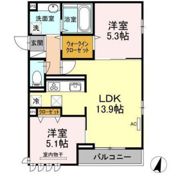 サンハイム東雲1丁目の間取り画像