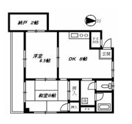 ダイヤハイツ神奈川の間取り画像