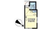 ユナイト上町ヘルマンミュラーの間取り画像