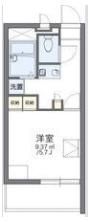 レオパレスジュネス前橋の間取り画像