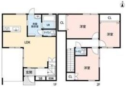 キャレブラン三島の間取り画像