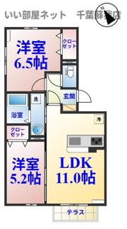 ベルメゾンちはらの間取り画像